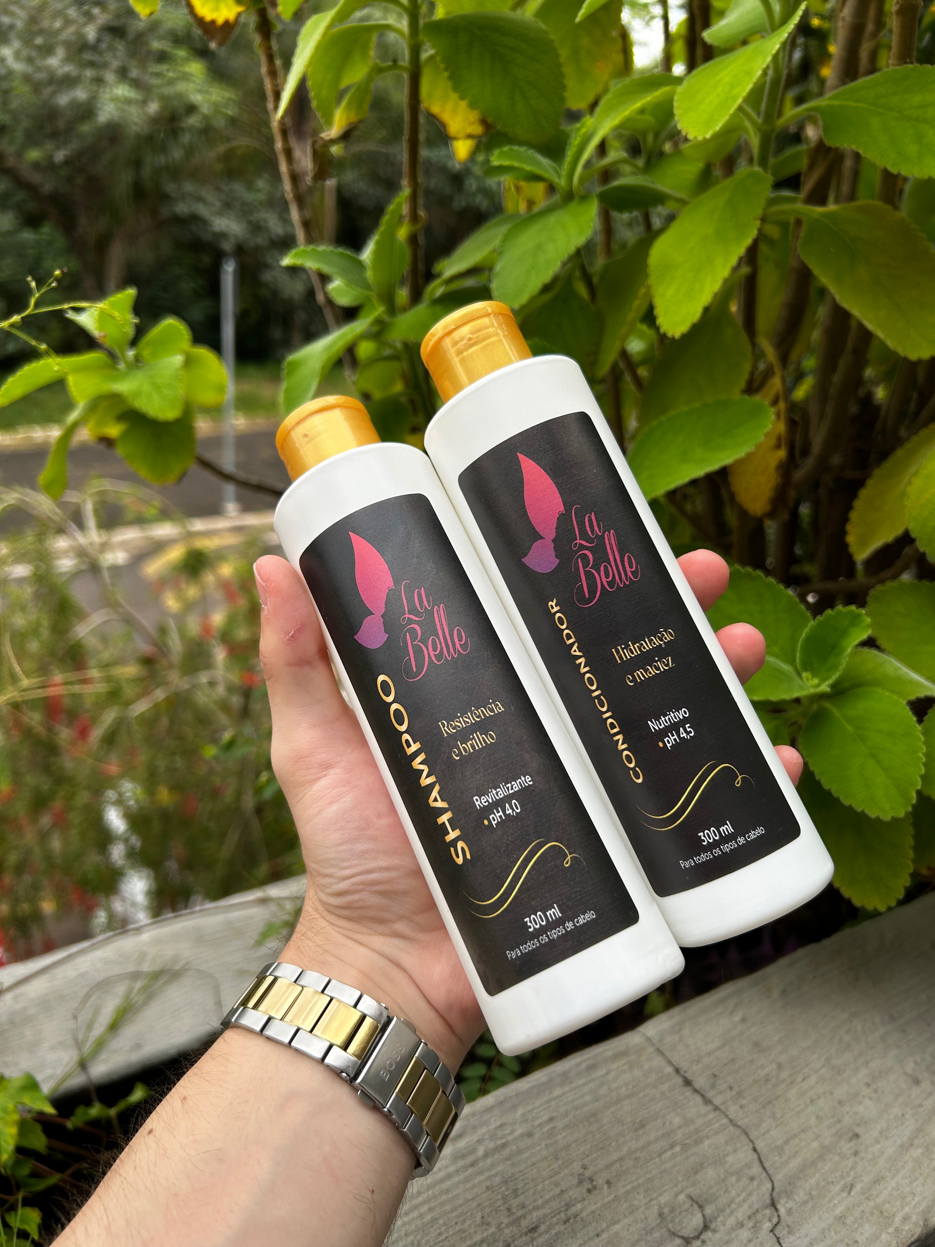 Kit LaBelle™ Resistência & Brilho + Hidratação & Maciez
